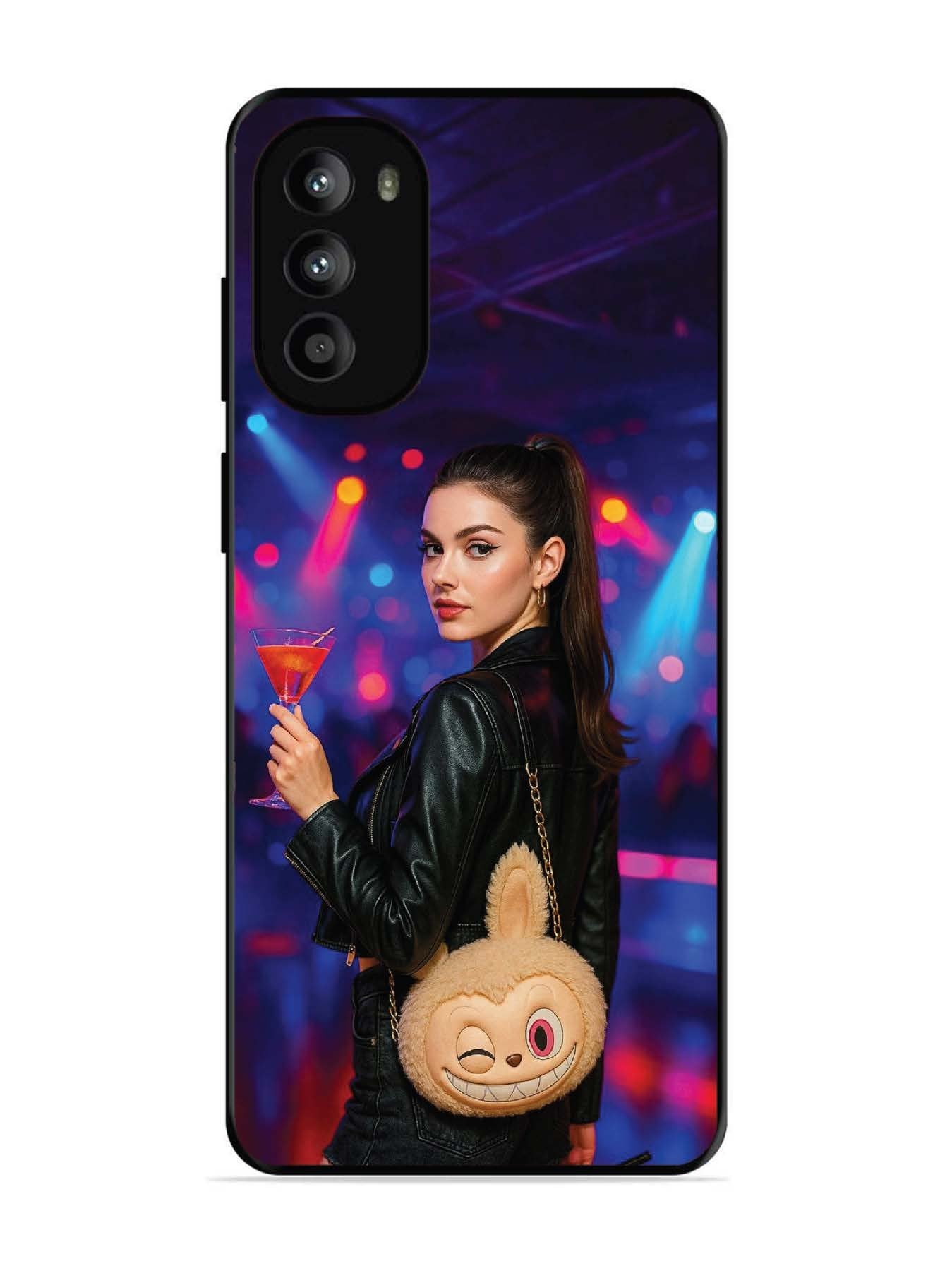 Motorola Moto G82 Girl with Labubu Purs