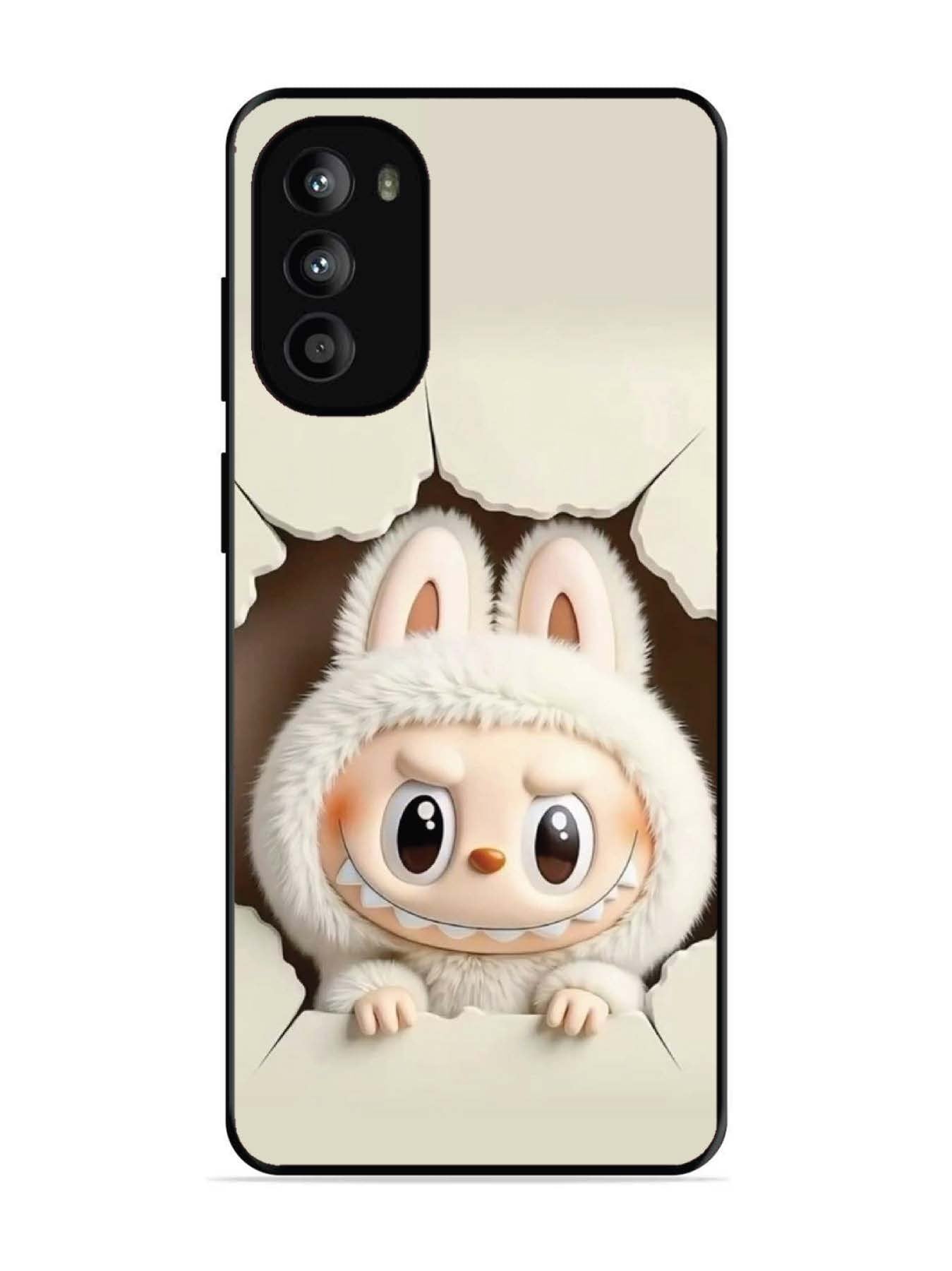 Motorola Moto G82 Labubu from Cracked Wall