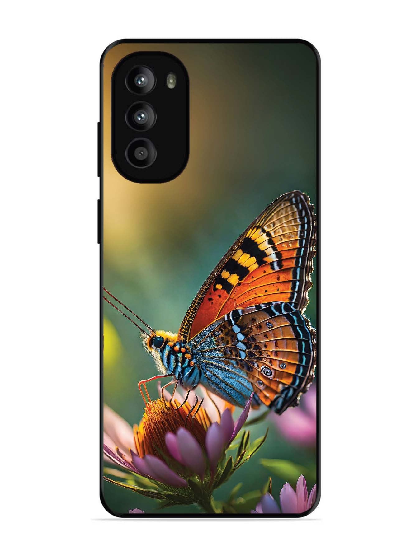 Motorola Moto G82 Golden Hour Monarch Butterfly