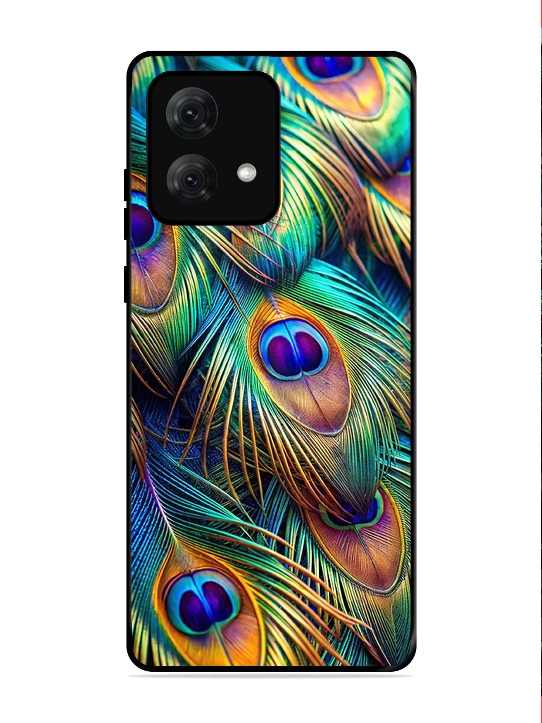 Motorola Moto G84 peacock feather