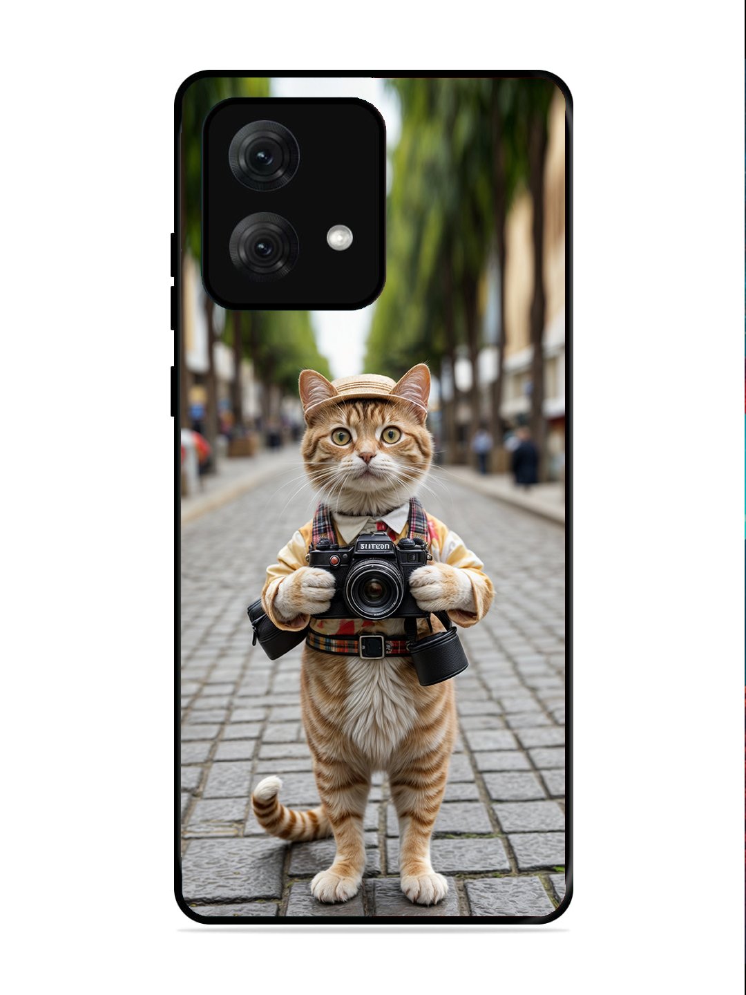 Motorola Moto G84 Cat as Cameraman