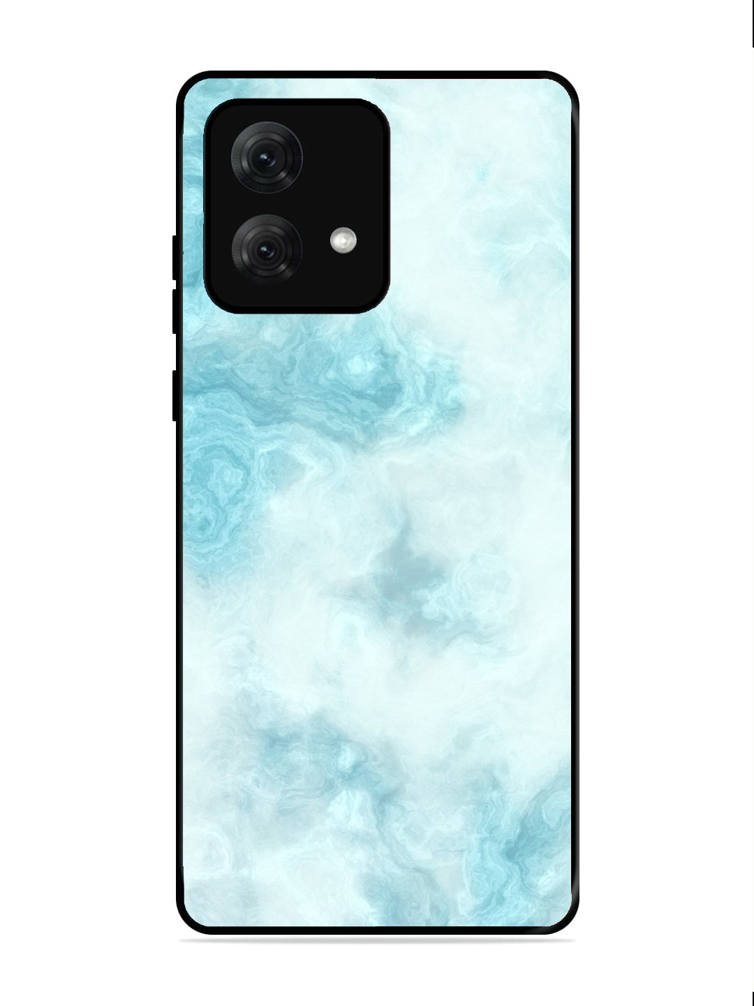 Motorola Moto G84 Light Blue with White Ocean Marble