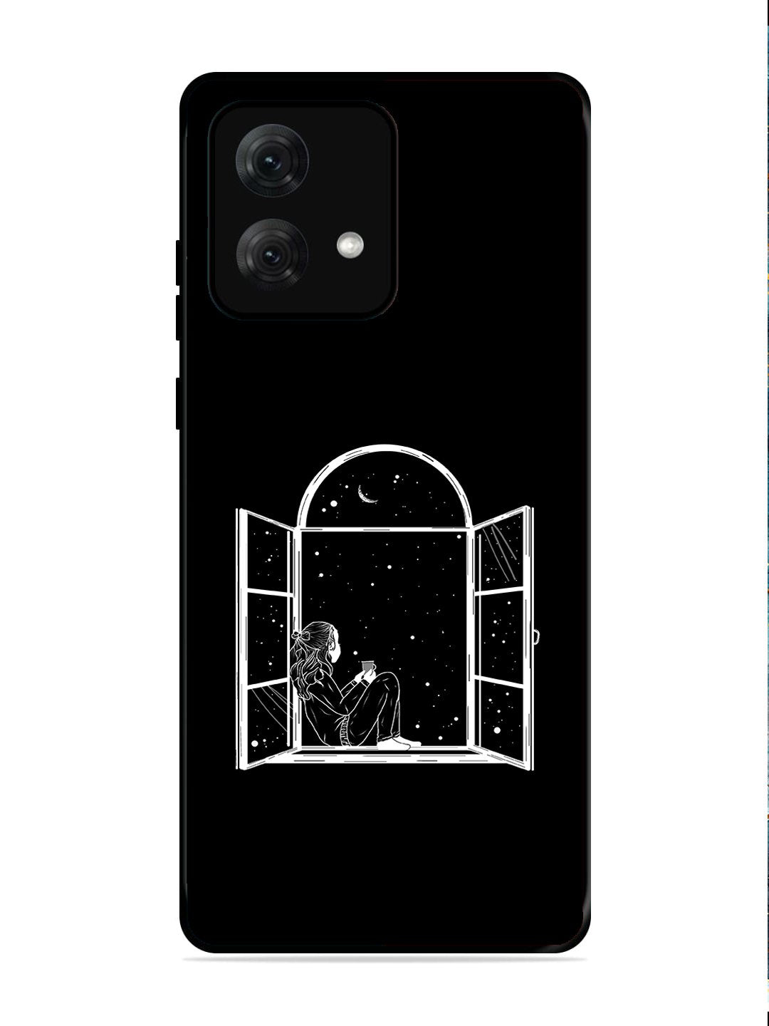Motorola Moto G84 Little Girl on Window