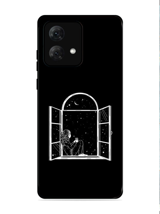 Motorola Moto G84 Little Girl on Window