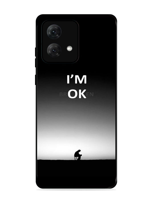 Motorola Moto G84 I'm Broken A man on Chair Alone