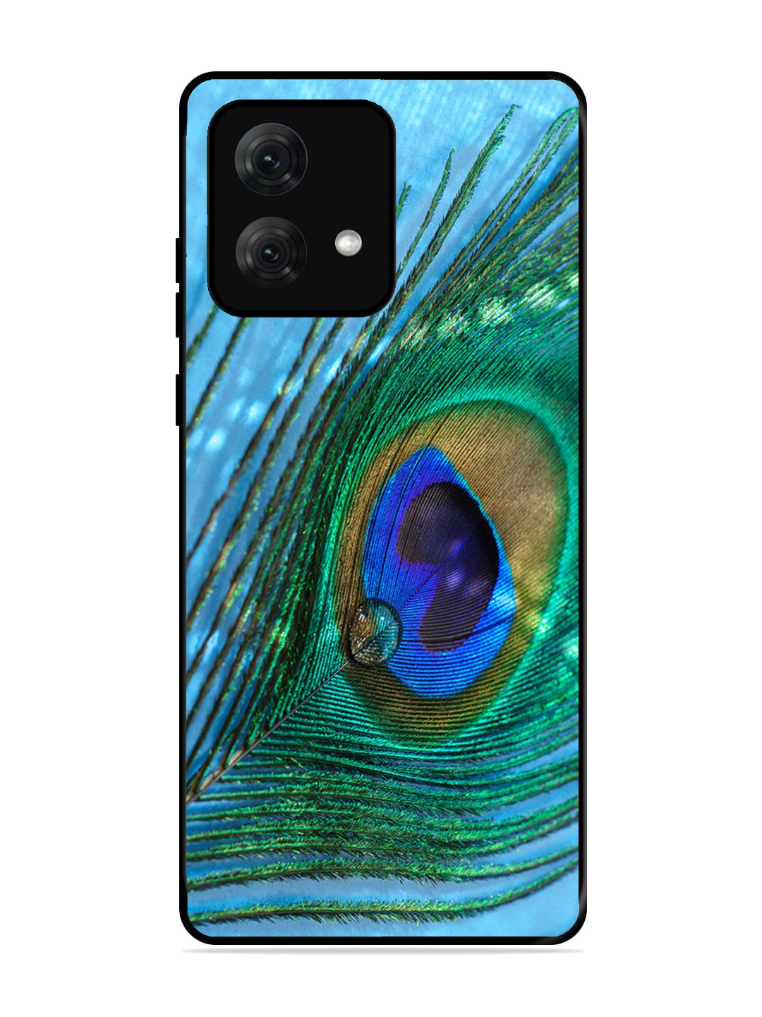 Motorola Moto G84 A drop on Peacock Feather