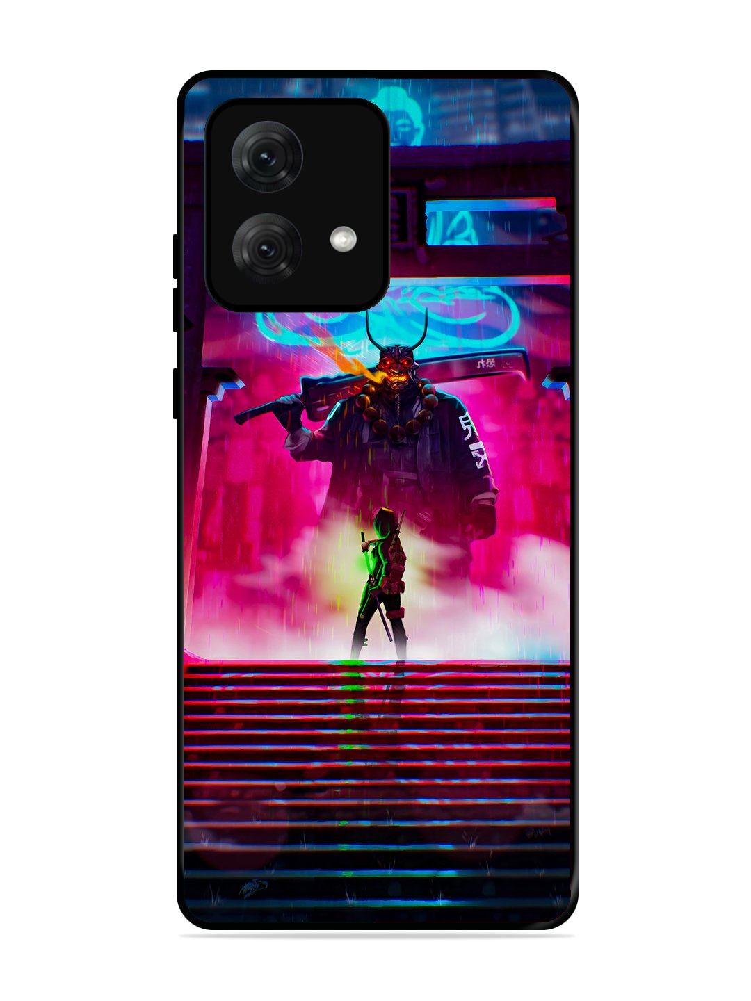 Motorola Moto G84 Cyberpunk Yokai Monster