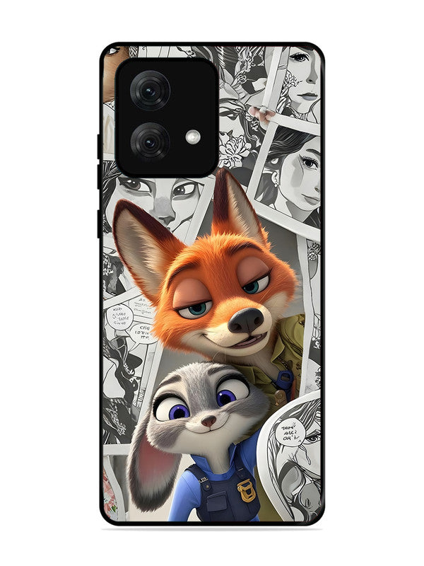 Motorola Moto G84 Cute Nick wilde and judy hopps