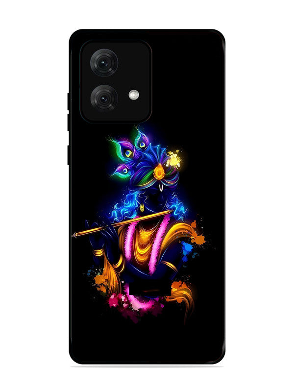 Motorola Moto G84 | 2D Metal | Krishna Playing Flute | MO-G84-460