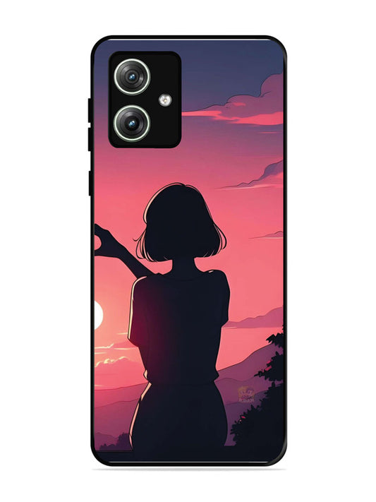 Motorola Moto G64 5G Love Heart with Hand Girl