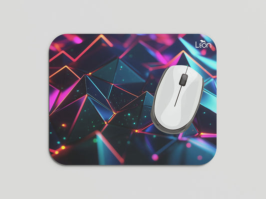 3D Abstract Polygon Mousepad