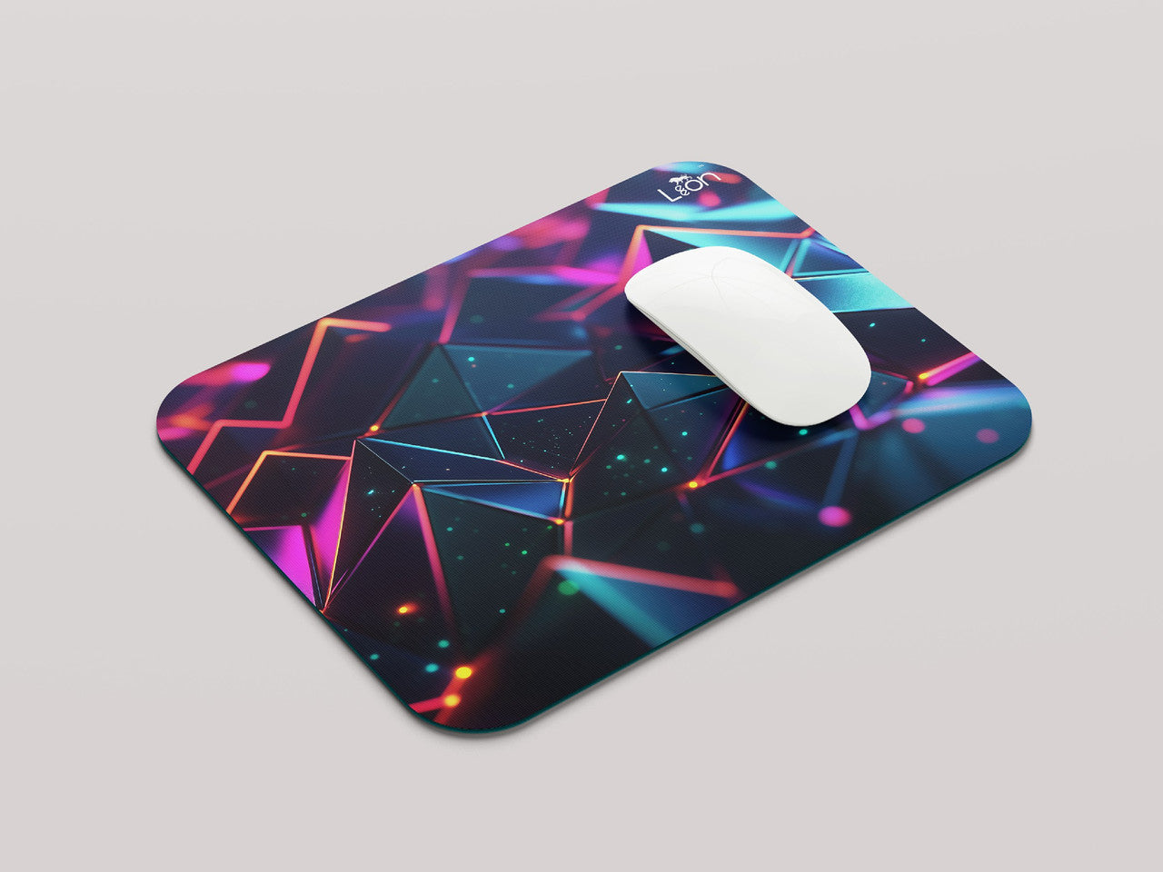 3D Abstract Polygon Mousepad