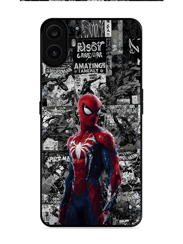 Nothing CMF Phone 1 Spiderman Highlighted on News Paper