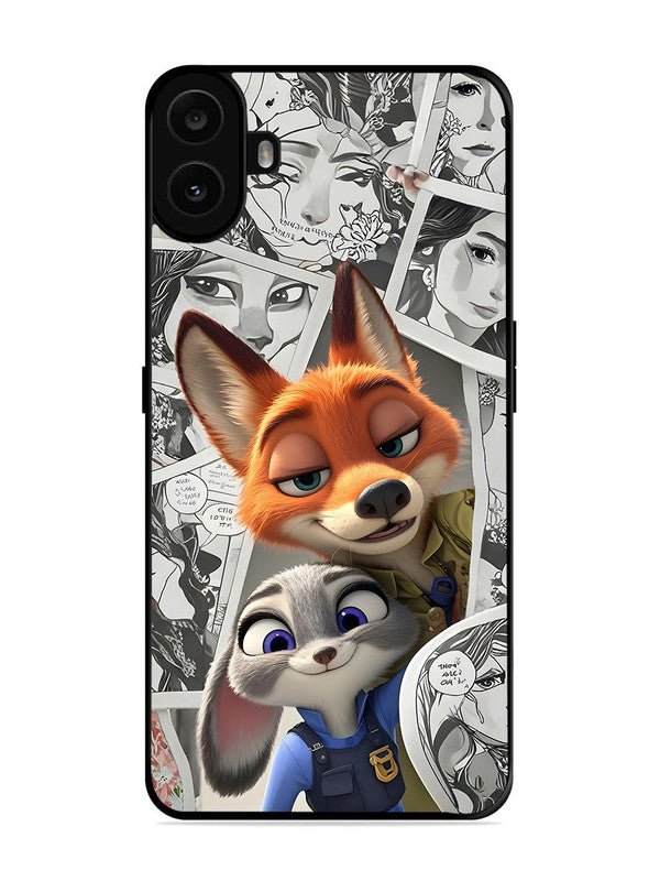 Nothing CMF Phone 1 Cute Nick wilde and judy hopps