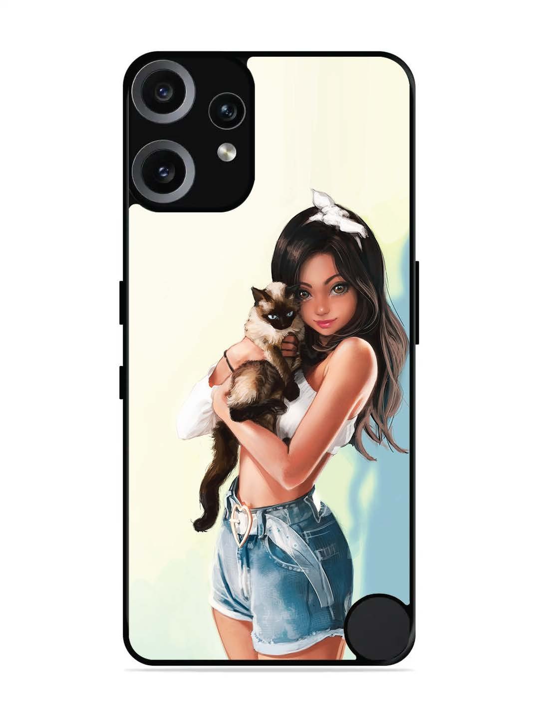 Nothing CMF Phone 2 Pro Cute Girl with Cat