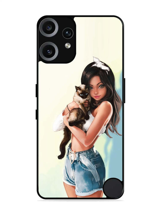 Nothing CMF Phone 2 Pro Cute Girl with Cat