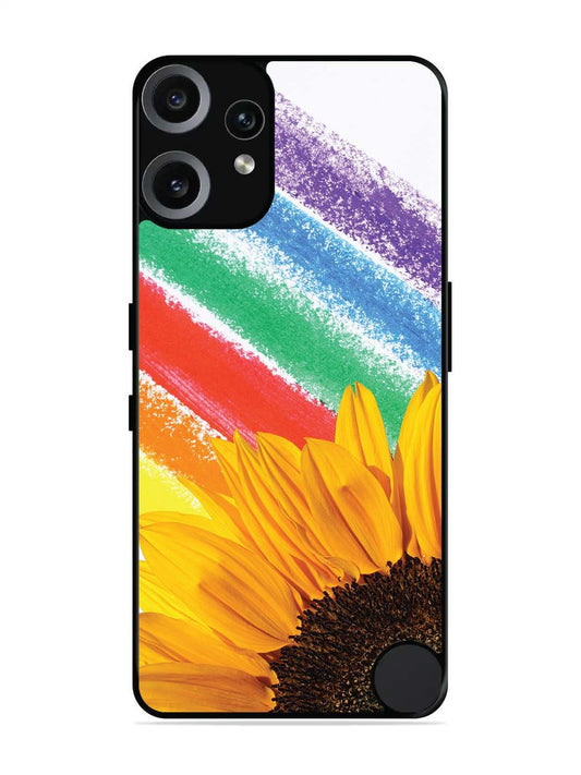 Nothing CMF Phone 2 Pro Sunflower on Colourful Lines