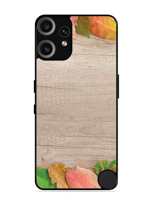 Nothing CMF Phone 2 Pro Autumn Leafs On Wooden Table