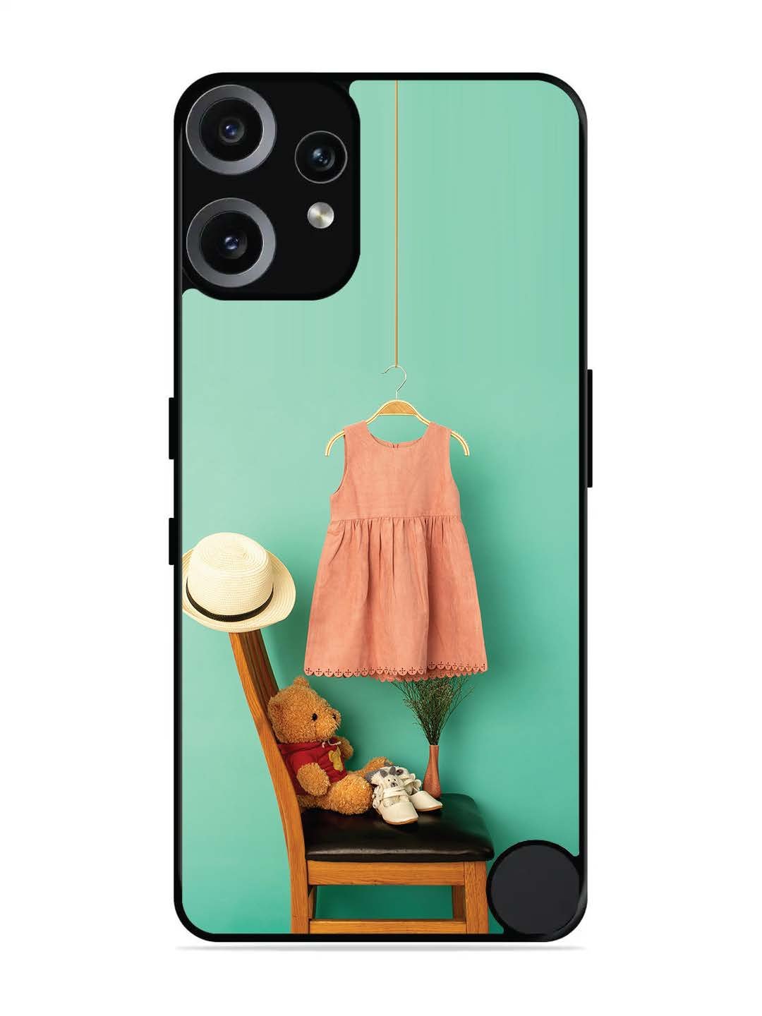 Nothing CMF Phone 2 Pro Trendy dress for girl near toy bear