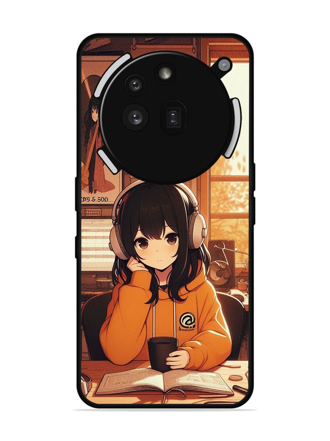 Nothing Phone 3a Pro 5G Cute Girl listening Music