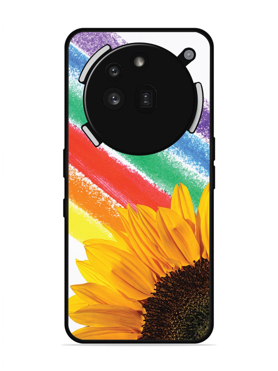Nothing Phone 3a Pro 5G Sunflower on Colourful Lines
