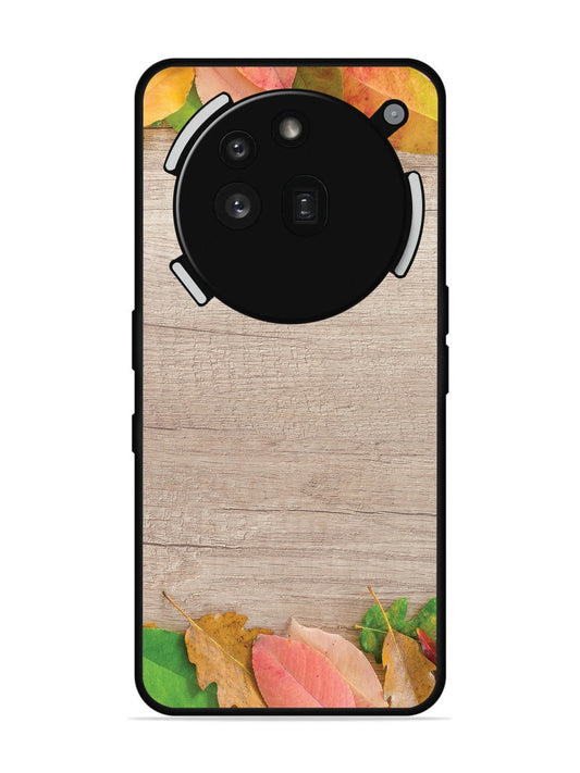 Nothing Phone 3a Pro 5G Autumn Leafs On Wooden Table