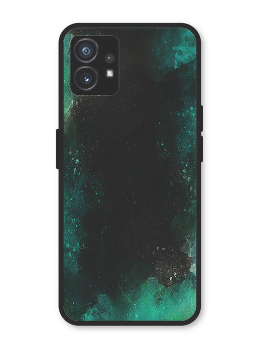 Nothing Phone 1 Dark Black And Green Forest