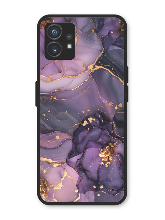 Nothing Phone 1 Royal Orchid Theme Marble