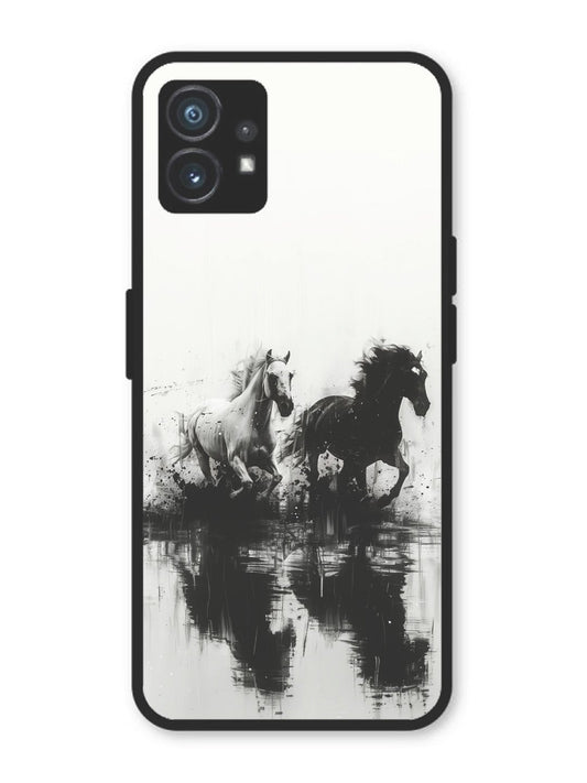 Nothing Phone 1 Black & White Horse