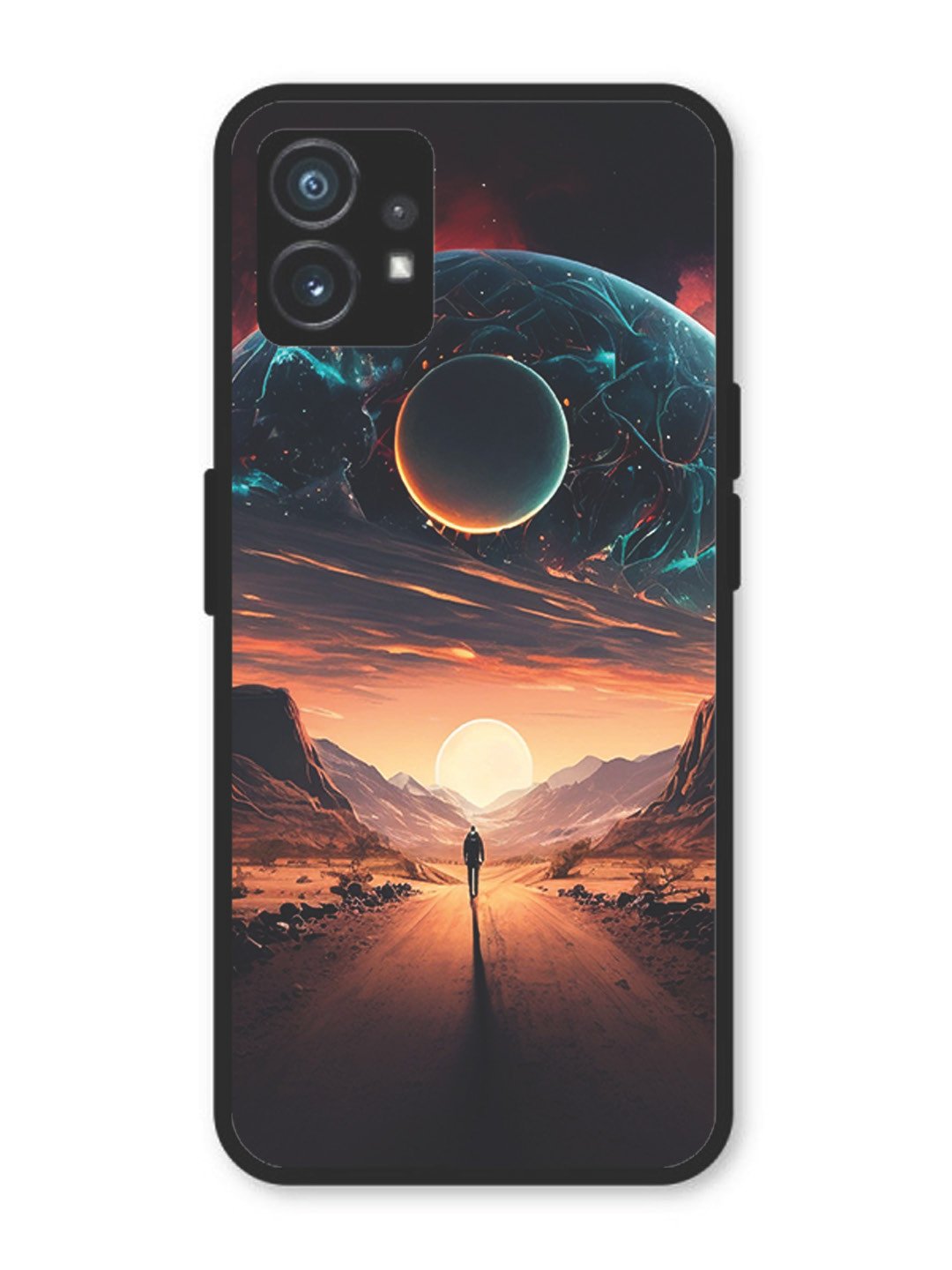 Nothing Phone 1 Sunset with space scene