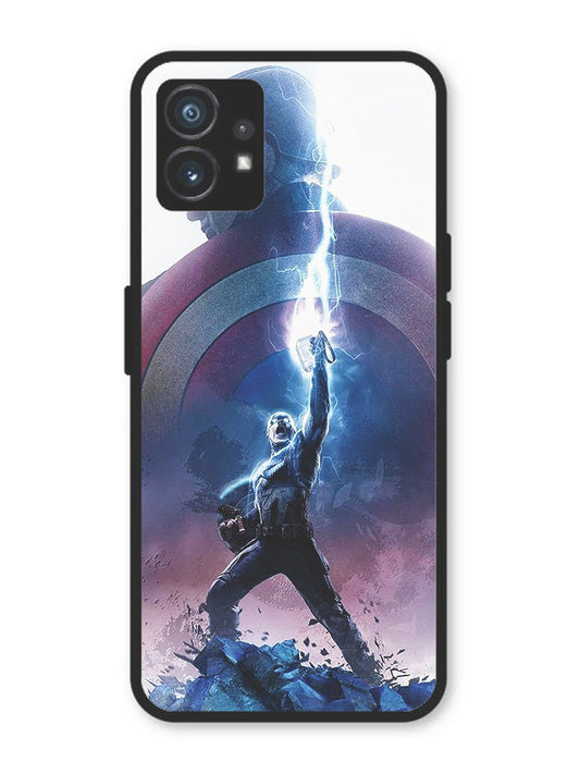Nothing Phone 1 captain-america-thor-hammer-lightning
