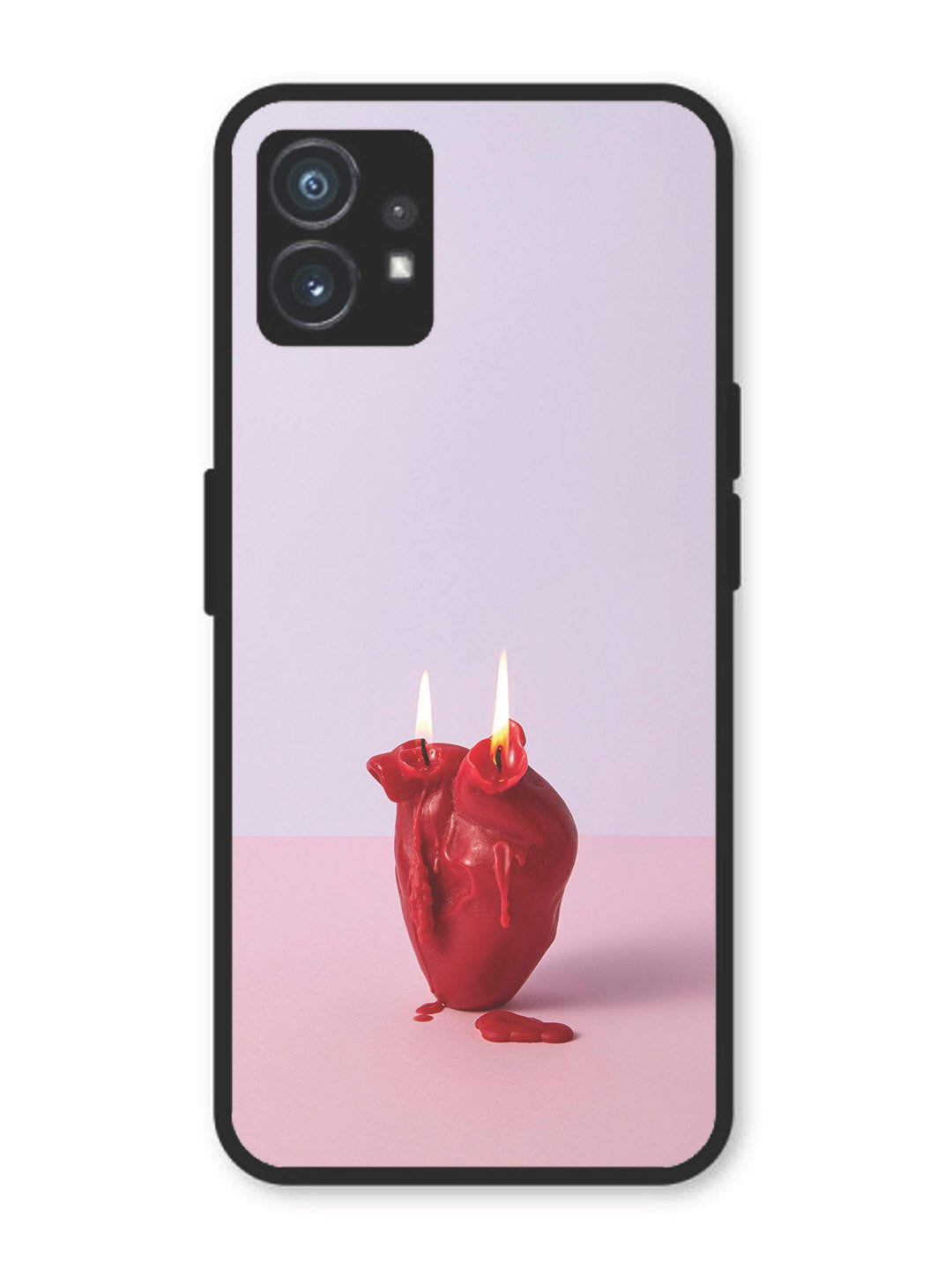 Nothing Phone 1 A Lighted Heart Candle