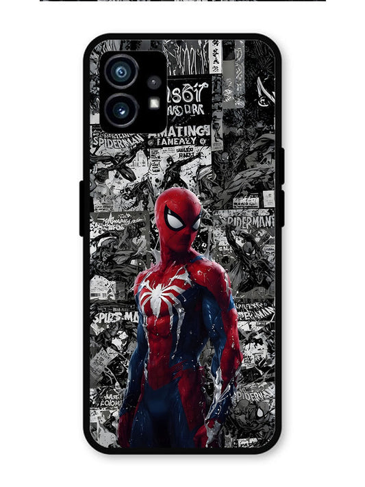 Nothing Phone 1 Spiderman Highlighted on News Paper
