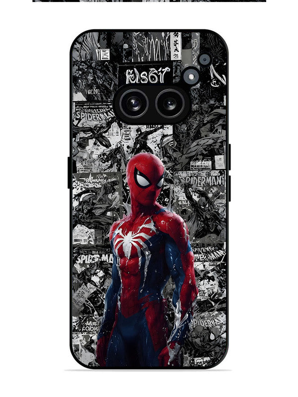 Nothing Phone 2A 5G Spiderman Highlighted on News Paper