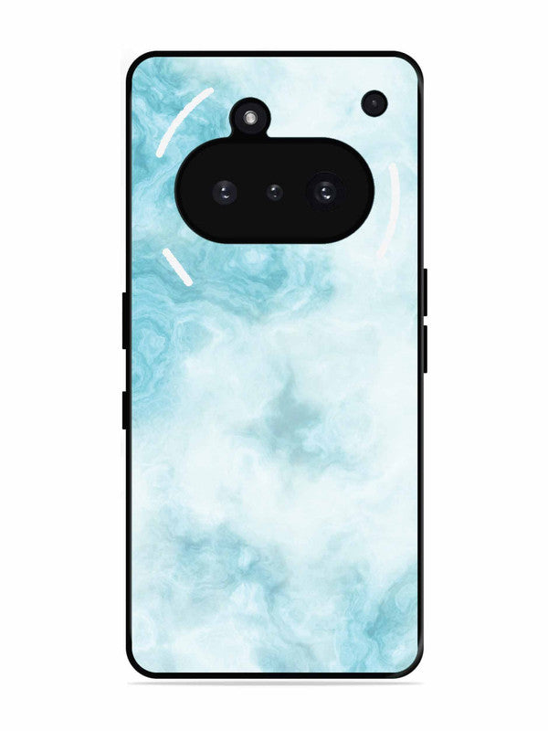 Nothing Phone 3A Light Blue with White Ocean Marble