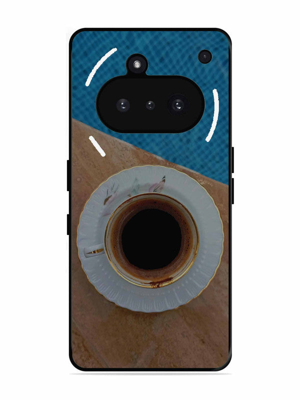 Nothing Phone 3A Black Tea Cup Saucer