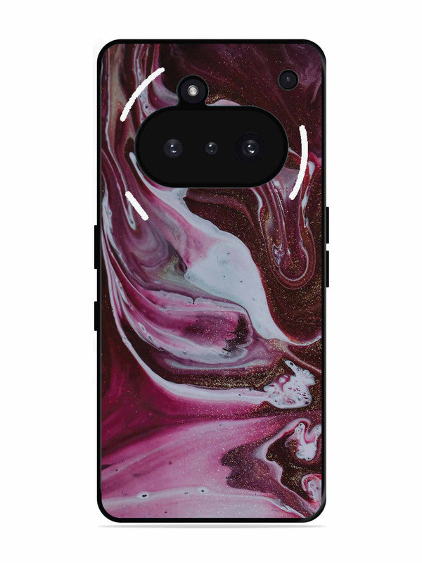 Nothing Phone 3A Pink And Golden Marble