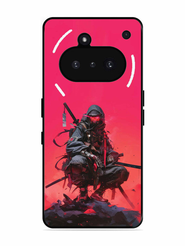 Nothing Phone 3A Cyberpunk Ninja Katana