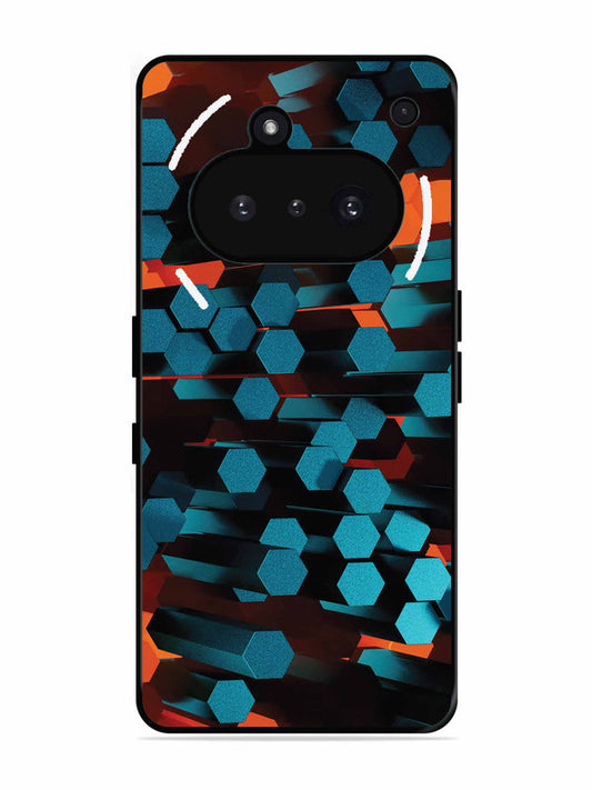 Nothing Phone 3A Hexagon 3D Abstract