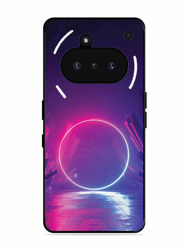 Nothing Phone 3A abstract with Neon Light