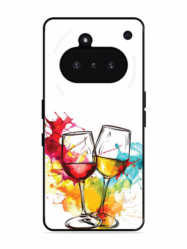 Nothing Phone 3A Colorful wine glasses