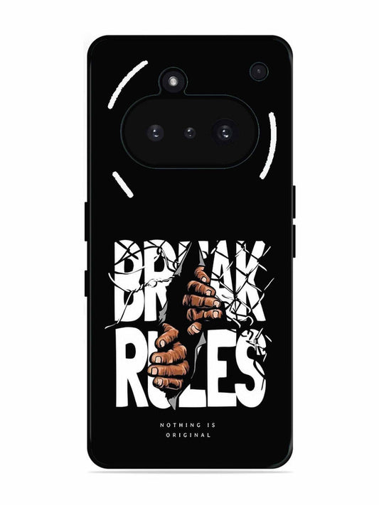 Nothing Phone 3A Break Rules Gritty Typography Art