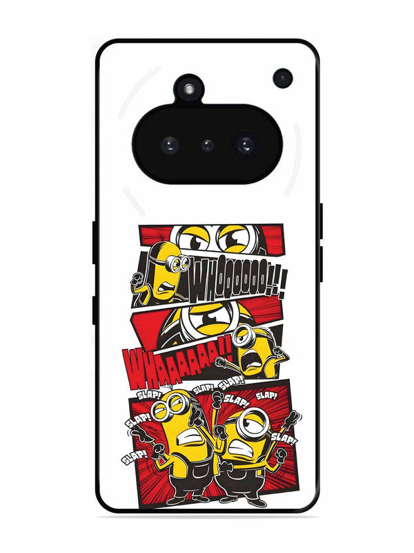 Nothing Phone 3A Minions Comic Panel Action