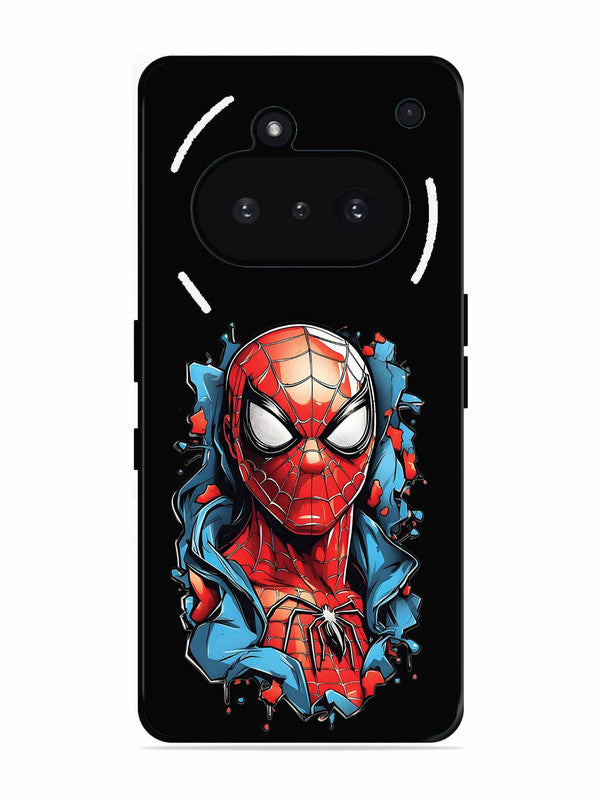 Nothing Phone 3A Spider man street art style