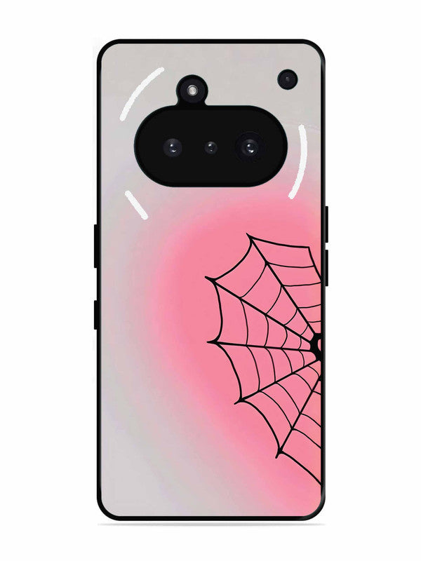 Nothing Phone 3A Spider Web Heart for Girl