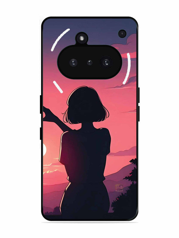 Nothing Phone 3A Love Heart with Hand Girl