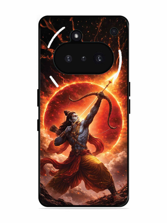 Nothing Phone 3A Lord Ram with Bow and arrow