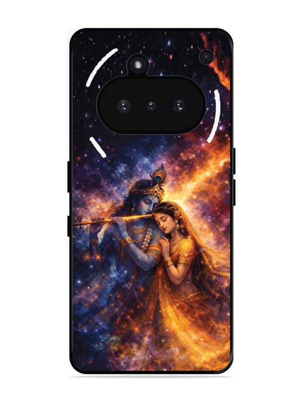 Nothing Phone 3A Radha Krishna Dancing on Flute