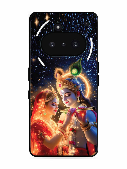 Nothing Phone 3A Radha Krishna posing with flute