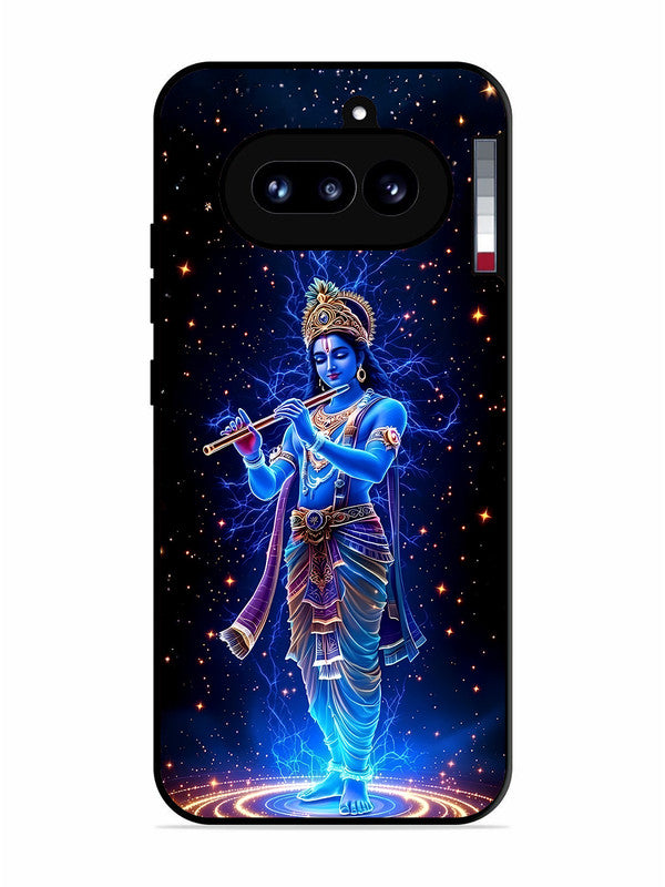 Nothing Phone 4A | 2D Metal | Krishna with Flute | NO-P4A-455